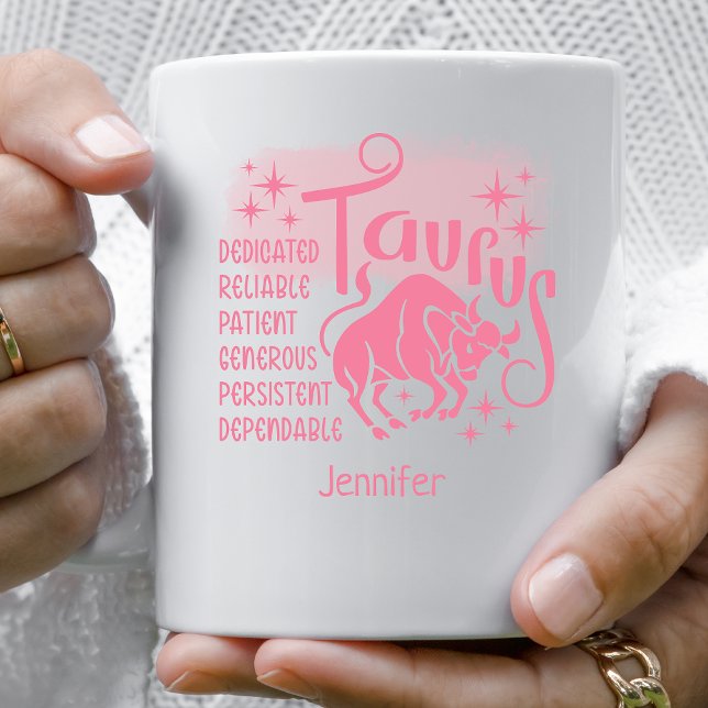 Taurus Zodiac Personalised Traits Horoscope   Coffee Mug (Creator Uploaded)