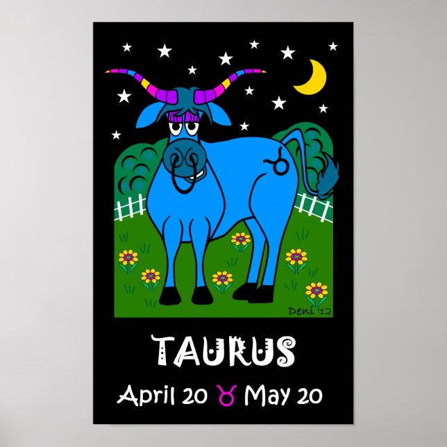 TAURUS - ZODIAC POSTER (Front)