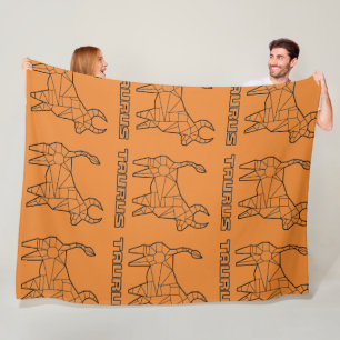 Taurus Zodiac Sign Blanket(Transparent) Fleece Blanket