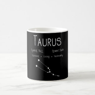 Taurus Zodiac Sign Constellation Astrology Gift Coffee Mug