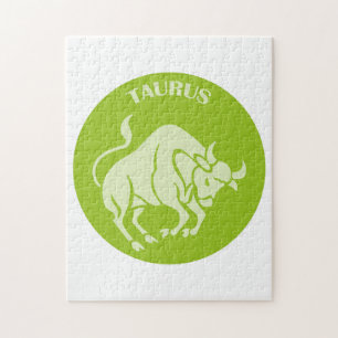 Taurus, Zodiac Sign, Horoscope, Astrology Jigsaw Puzzle