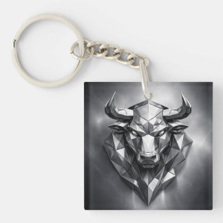 taurus zodiac sign key ring