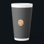 Taurus Zodiac Sign Modern Minimalist Plain Elegant Latte Mug<br><div class="desc">If you want to express yourself in the best way and reflect your work ethic and skills on a product,  this template is for you. Show your personality with a simple,  readable,  minimalist,  modern design.</div>