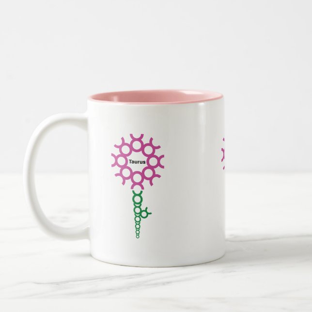 Taurus Zodiac Sign Mug (Left)