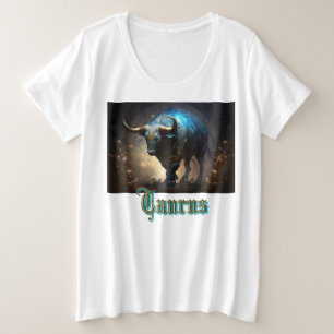 Taurus Zodiac Sign Plus Size T-Shirt