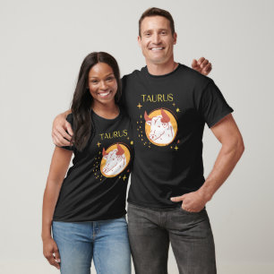 Taurus Zodiac Sign&Quote Modern Elegant Gift Theme T-Shirt