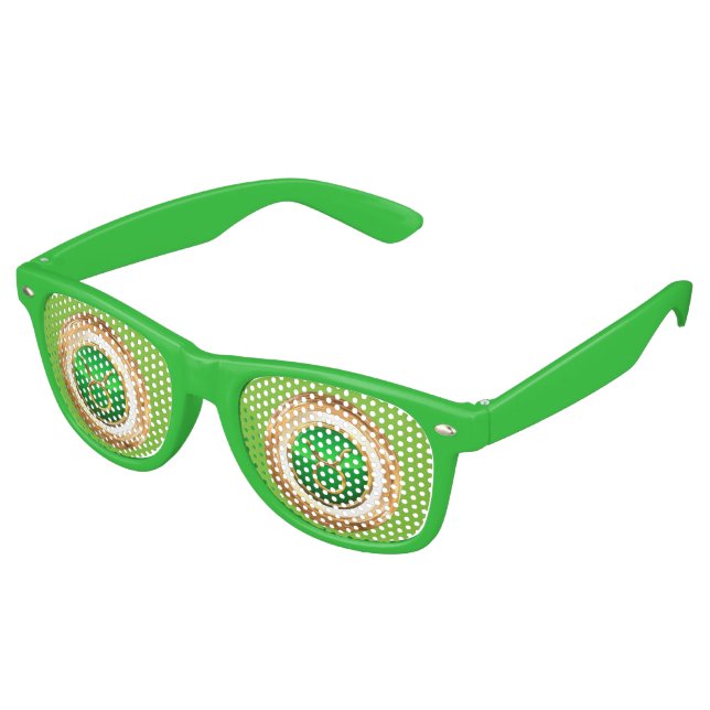 Taurus Zodiac Sign Retro Sunglasses (Angled)
