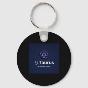 Taurus Zodiac Sign Sticker Key Ring