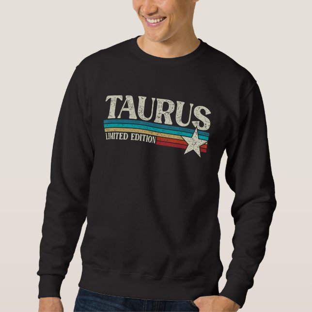Taurus Zodiac Sign Sweatshirt (Front)