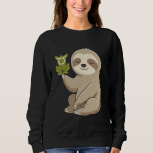 Taurus Zodiac Sloth Embracing Nature Sweatshirt