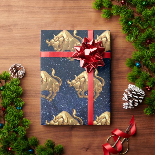 Taurus Zodiac Wrapping Paper (Holiday Gift)