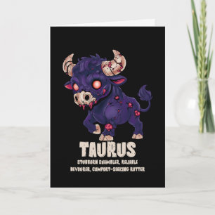 Taurus Zombie Card