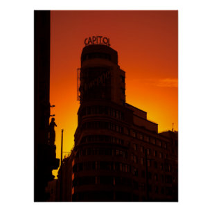 Taut canvas poster