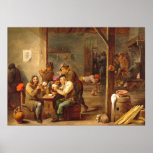 Tavern Scene - David Teniers Fine Art Poster