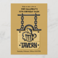 Tavern Sign Invitation