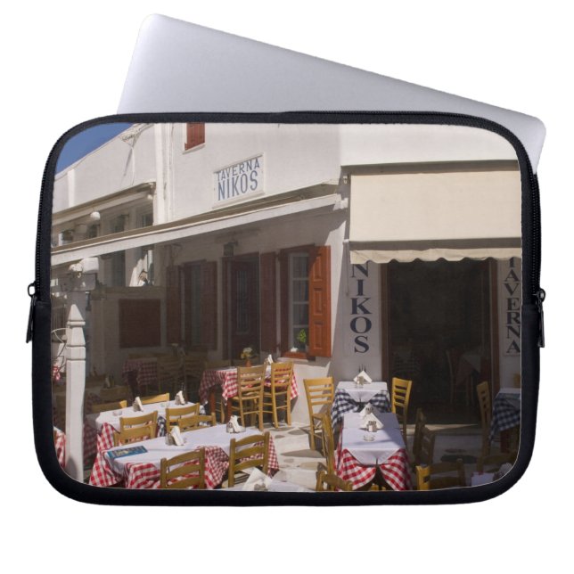 Taverna Nikos, Mykonos, Cyclades Islands, Greece Laptop Sleeve (Front)