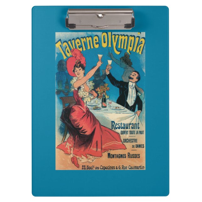 Taverne Olympia Promotional Poster Clipboard (Front)