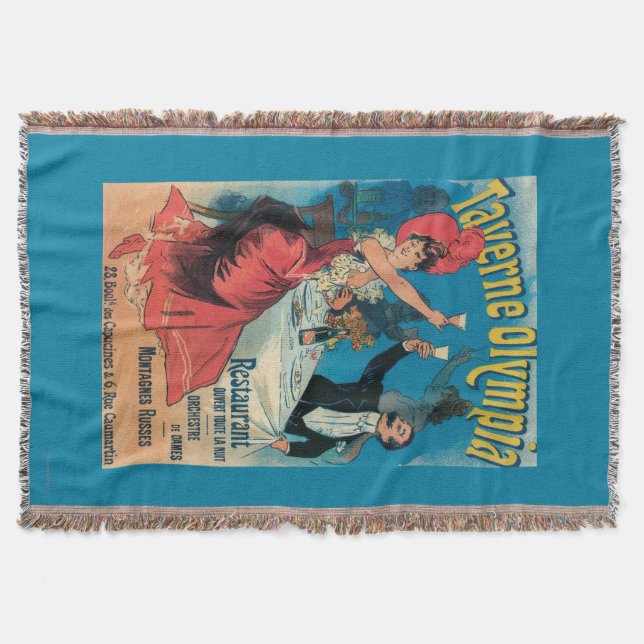 Taverne Olympia Promotional Poster Throw Blanket (Front)