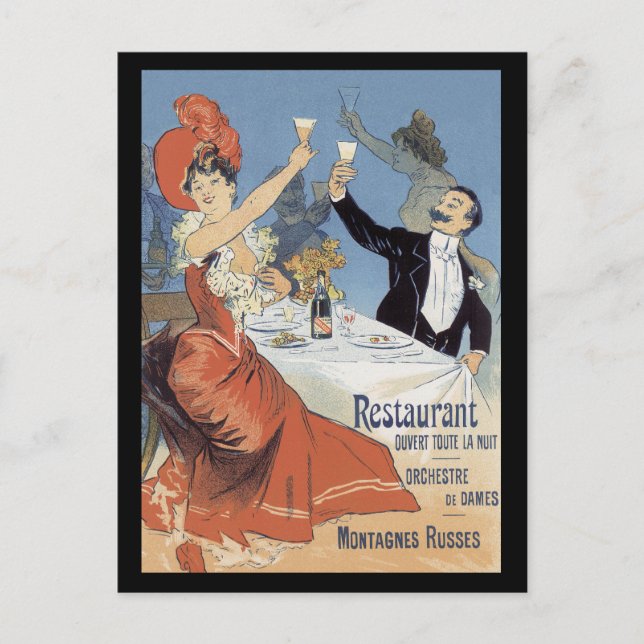Taverne Olympia ~ Restaurant Open All Night Postcard (Front)