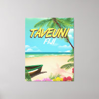 Taveuni Fiji travel poster