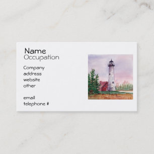 Tawas Point Lighthouse Business Cards