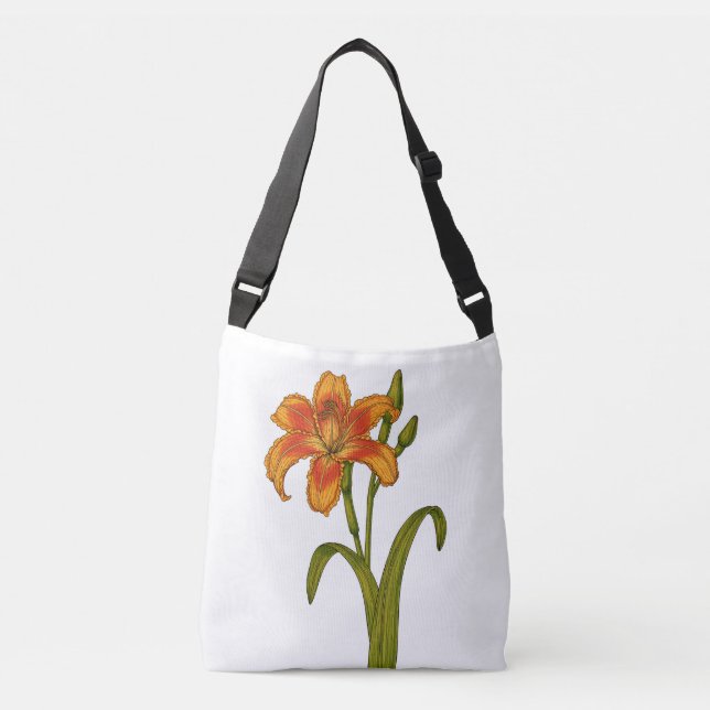 Tawny daylily crossbody bag (Front)