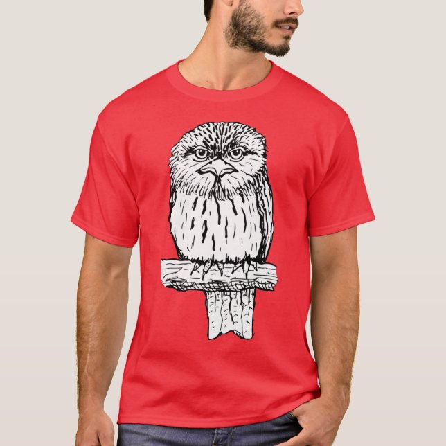Tawny Frogmouth Raising funds for BirdLife Austral T-Shirt (Front)