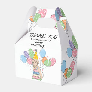 Tawny  Neapolitan Mastiff Dog Thank You Favour Box