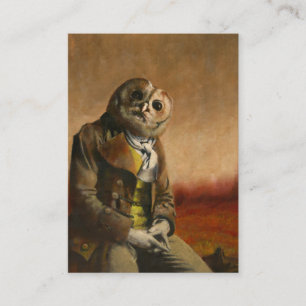 Tawny Owl Man ACEO Business Card