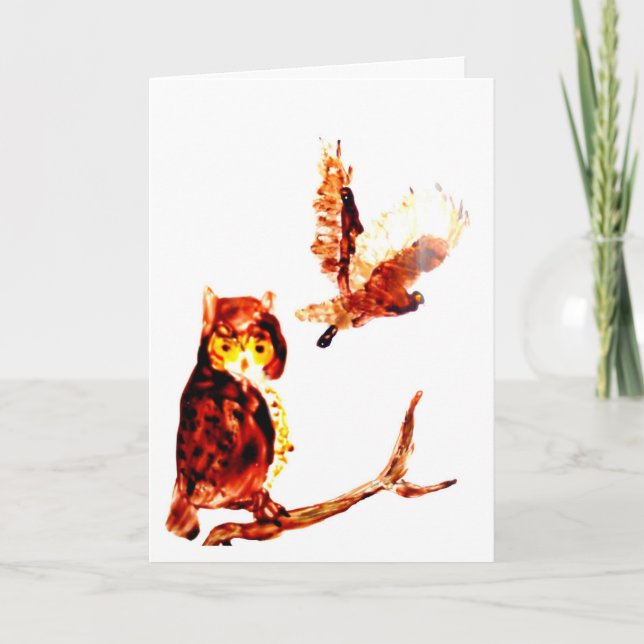 Tawny Owls Art Card (Front)