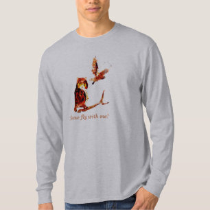 Tawny Owls Art T-Shirt
