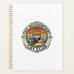 Tax Accountant Cat Cute Kitty Design - Tax Account Planner