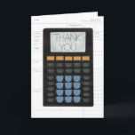 Tax Accountant CPA Bookkeeper  Thank You Card<br><div class="desc">Cover illustration by Cindy Bendel. The form in the background can be deleted if you’re using this for a purpose other than a accountant thank you card.</div>