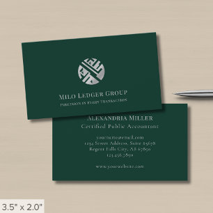Tax Accountant CPA Business Card