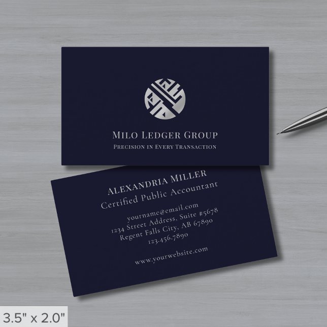 Tax Accountant CPA Business Card (Creator Uploaded)
