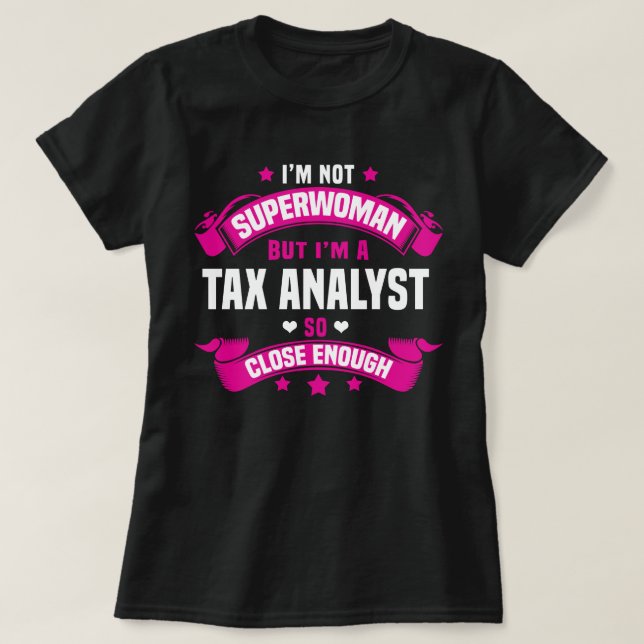 Tax Analyst T-Shirt (Design Front)