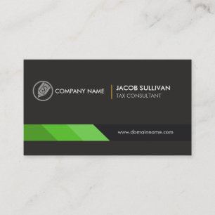 Tax Consultant Tax Preparer Business Card