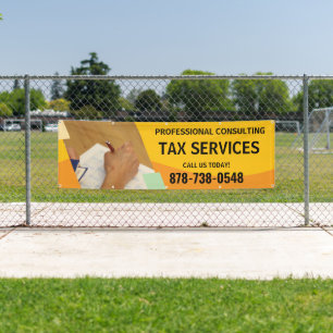Tax Consulting Outdoor Custom Banner