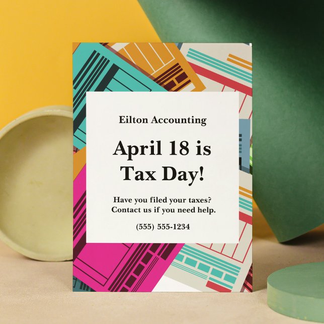 Tax Day  Postcard (Creator Uploaded)