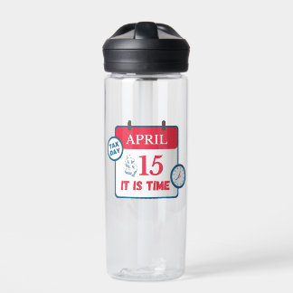 Tax day  water bottle
