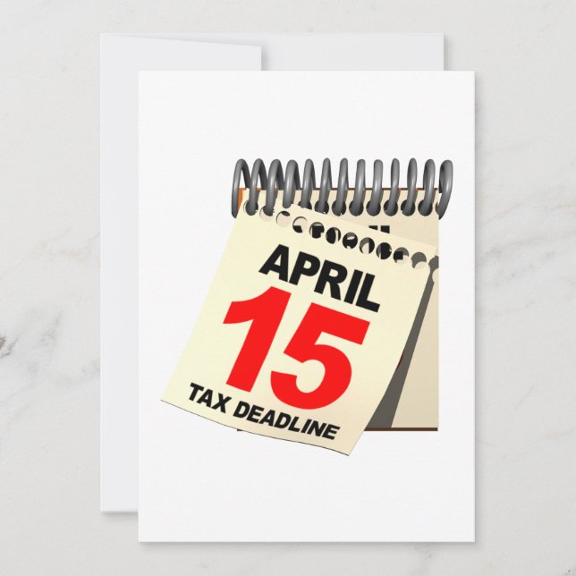Tax Deadline Invitation (Front)