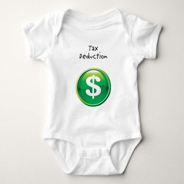 Tax Deduction Baby Bodysuit (Front)