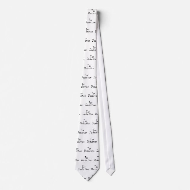 Tax Deduction Tie (Front)