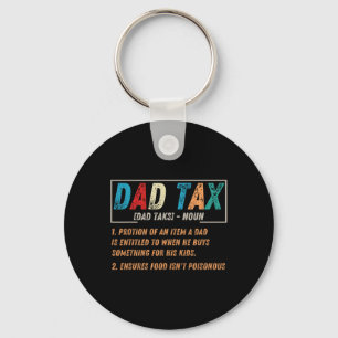 Tax Definition Men Funny Father's Day 1 Key Ring