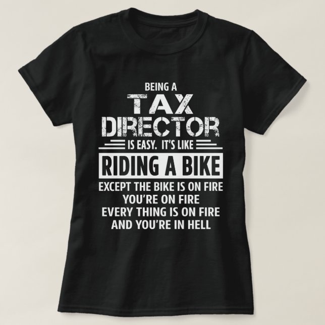 Tax Director T-Shirt (Design Front)