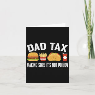 Tax Making Sure It's Not Poison 3  Card