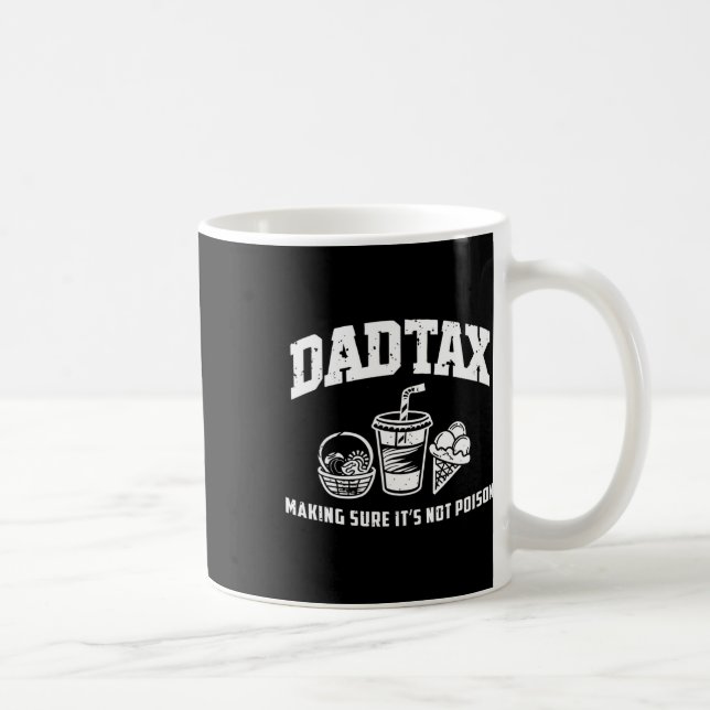 Tax Making Sure It's Not Poison Funny  Coffee Mug (Right)
