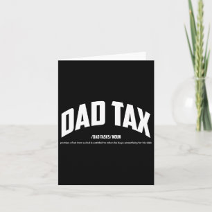 Tax Noun Definition Funny Quotes Happy Father's Da Card