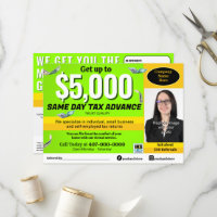 Tax Preparation Preparer Editable E-file Flyer