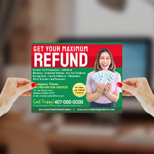 Tax Preparation (Preparer) Refund Flyer